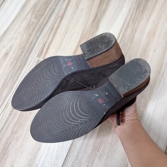 Blondo Samara Brown Waterproof Zip Booties Size 7.5 - Picture 5 of 5